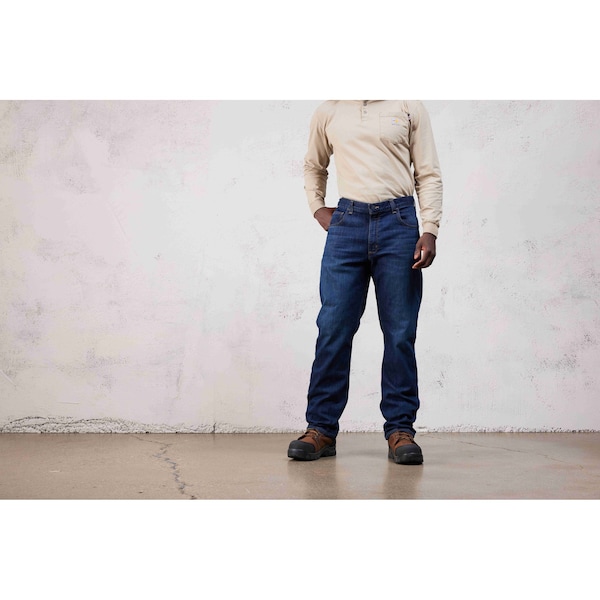Carhartt Men's BD5079 M FR RF RlxdFit 5Pkt Jean W32 L30 Denim Relaxed Midnight Indigo BD5079-FRM / 105079-MDOW32L30 - main